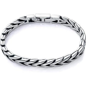 Pulsera Beat de acero con eslabones en forma de V