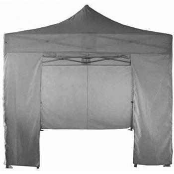 Muralla con cremallera para carpa plegable Pro+ de 50mm en 4m color blanco