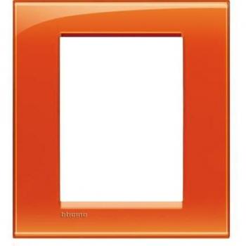 Placa Cuadrada Livinglight Naranja Deep 3 + 3 Módulos LNA4826OD