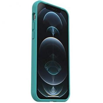 OtterBox para Apple iPhone 12/iPhone 12 Pro, Funda Fina Antícaidas, Sleek Case, Sea Spray Transparente/Azul - En Caja Retail