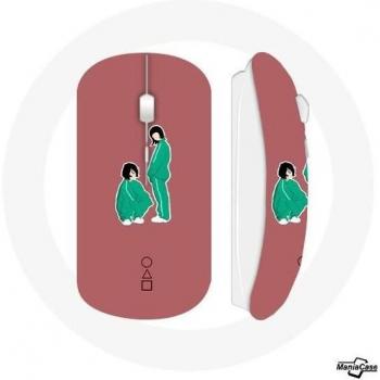 Ratón Inalámbrico Ji Yeong No. 240 y Kang Sae Byeok No. 067 Juego del Calamar