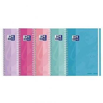 Agenda espiral cuarto Touch pastel semana vista Oxford School color surtido