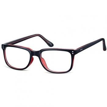 Cuadrado Montura Completa Plástico Negras Gafas Recetadas para Mujer - Gafas Anti-Azules - SmartBuy Collection