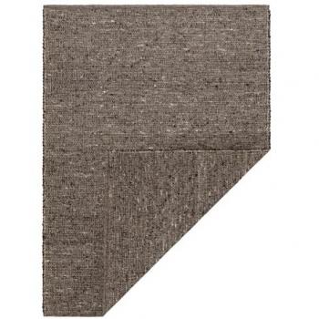 Alfombra Nepal 2100 Tabac Marrón - Lana Doble Cara Natural 200x300 cm