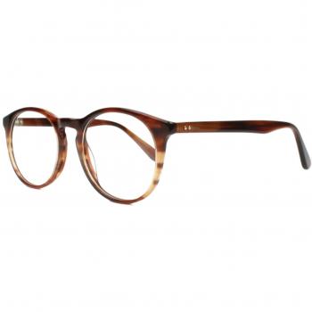 Oval Montura Completa de Careyshell para Hombre - Gafas Anti-Azules - SmartBuy Collection
