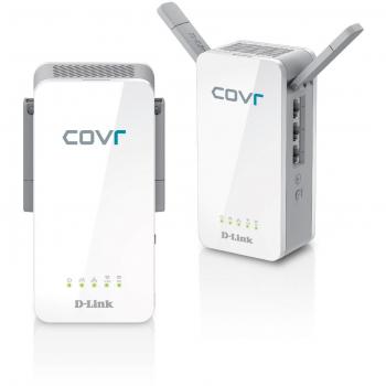 D-Link COVR-P2502 - Kit PLC Powerline WiFi Mesh, Puntos de Acceso WiFi AC 1200 Mbps