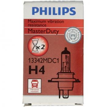 Lámpara incandescente halógena PHILIPS H4 Master Duty 24V, 75/70W, faro de carretera