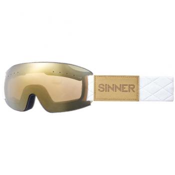 Sinner Snow Star - Gafas de esquí, color blanco