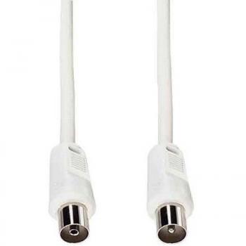 Cable Antena Coaxial E+P HFT 3,5m 90dB Conector Macho a Jack Blanco