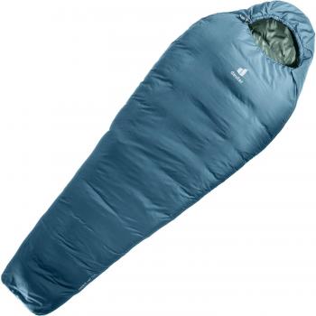 Saco de Dormir Deuter Orbit +5° SL Unisex Azul con Cremallera Derecha