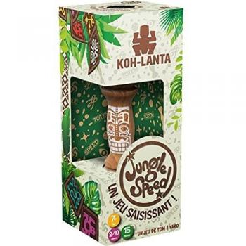 Jungle Speed Eco: Koh-Lanta - Juego de mesa familiar para 2 a 10 jugadores, a partir de 7 años, duración de 15 minutos