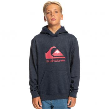 Sudadera Quiksilver Big Logo Hood para Niños - Modelo Azul Marino 14A