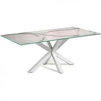 Kavehome mesa new argo 160x90 blanco porcelnico kalos blanco