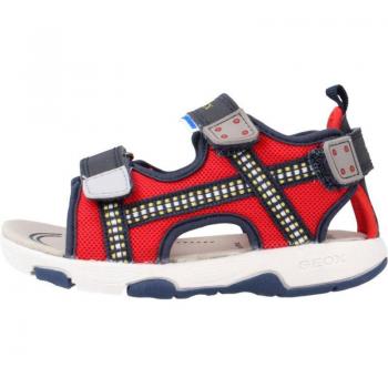 Geox Sandalias Multy B150FA Rojo/Azul Niño, características: sandalias para niño, diseño multicolor (rojo y azul), suela de goma antideslizante, cierre de velcro para un ajuste fácil, plantilla