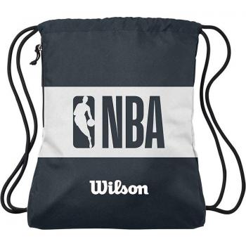 Mochila saco Wilson NBA Forge Gymsack - Negro, Resistente y Espaciosa