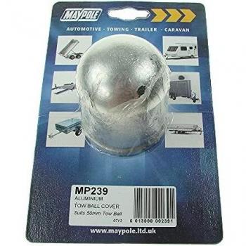 Maypole 239A - Cubierta de Aluminio para Bola de Remolque