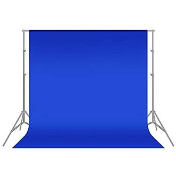 Neewer - Telón de Fondo para Estudio Fotográfico, Vídeo y Televisión, 100% Muselina Pura, Color Azul, Medidas 6 x 9 pies / 1,8 x 2,8 metros, Incluye únicamente el Fondo