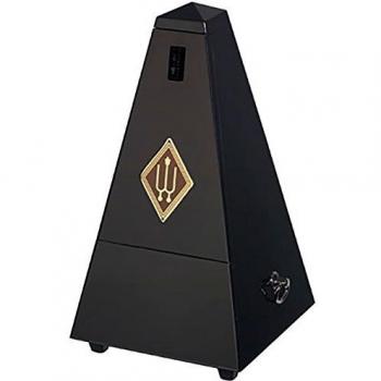 Wittner tradicional Maelzel Pirámide Metrónomo Funda de madera con Bell y