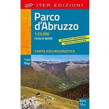 Mapa de Senderismo Parco D’Abruzzo 1:25.000 en Papel