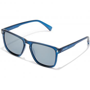 HAWKERS - DUST Gafas de Sol Unisex con Montura Color Azul Cuadrada y Cristal Polarizado