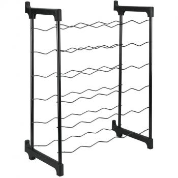 Wine Rack Black 50X27X61cm Bottle Stand Holder Storage