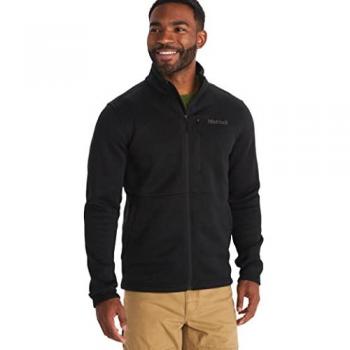 Marmot Men's Drop Line Fleece Jacket - Black, Extra Large