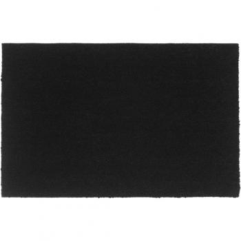 Felpudo negro de fibra de coco 65x100 cm