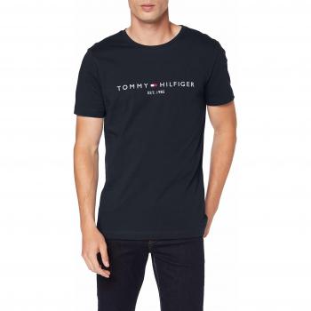 Tommy Hilfiger Men's Tommy Flag Hilfiger Tee T-Shirt in Marine