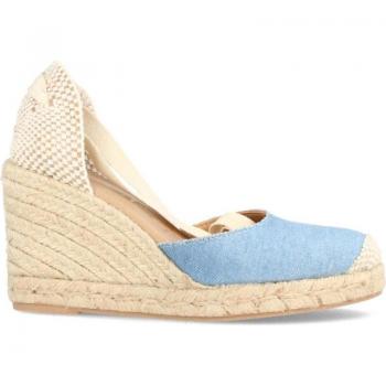 Sandalias de Mujer MARILA SHOES YUTE CON CUÑA MEDIA KABUL EN TEJIDO VAQUERO