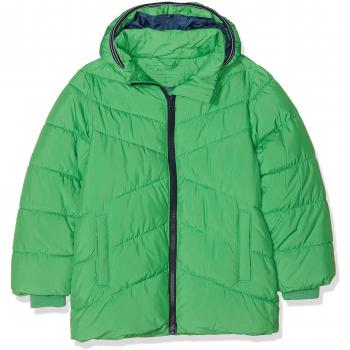 NAME IT Nmmmil Puffer Jacket Camp, Chaqueta para Niños, Verde Kelly Green, 110