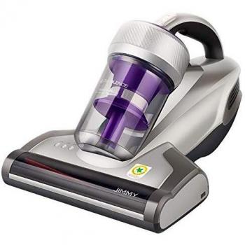 Jimmy JV35 Aspirador de ácaros con Luz Esterilizadora UV-C, Aspiradora de Colchones con Filtro HEPA, Destruye el 99,9% de los ácaros, 14Kpa Aspirador de Mano, 3 Modos Limpieza, 700W, Cable 5m