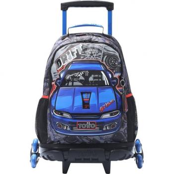 Mochila Totto Racing L infantil con ruedas