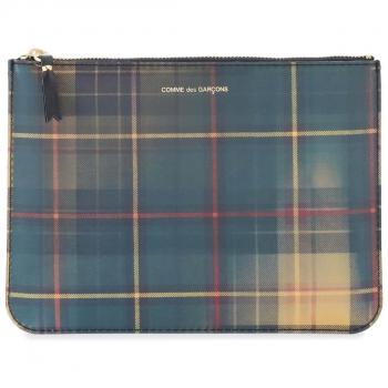 Comme des Garçons Lenticular Tartan Wallet - OS Multicolor, Unisex, Size: ONE SIZE