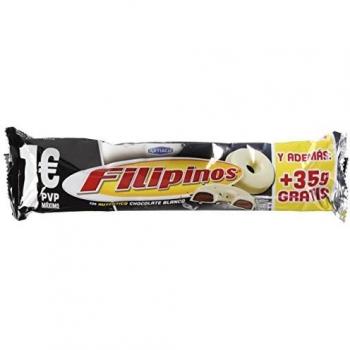 Filipinos Chocolate Blanco 135g * 12 paquetes