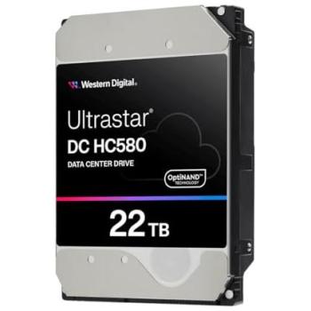 Western Digital Ultrastar DC HC580 22TB Internal SAS Hard Drive 7200RPM 512MB Cache