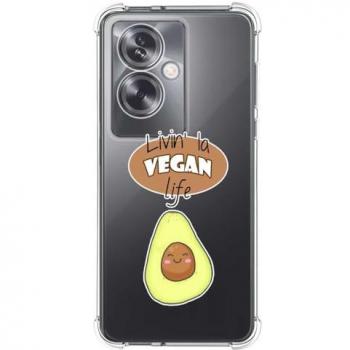 Funda Silicona Antigolpes Vegan Life para Oppo A79 5G con Dibujos