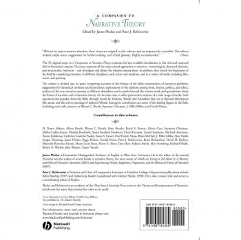Blackwell Publishers Paperback Companion to Narrative Theory