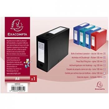Exacompta 59931E - Carpeta de proyecto, color negro