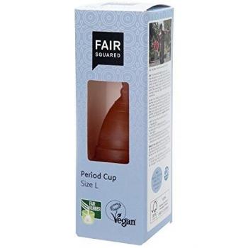 Copa Menstrual de Latex Talla L Fair Squared 100% Natural FSC 16 ml 1 Unidad