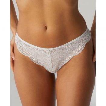 Simone Pérèle Karma Lace Tanga Panty - Ivory - Extra Small