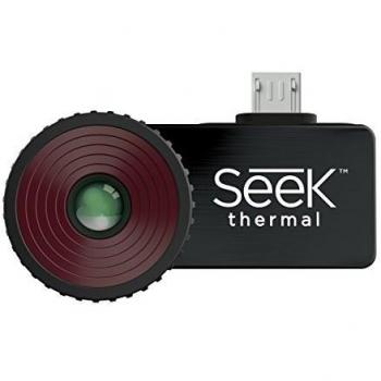 Seek Thermal CompactPro - Cámara de imagen con sensor térmico de 320 x 240 para Android, color negro
