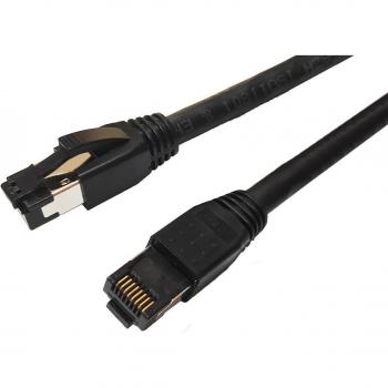 Microconnect Cable de Red Cat8.1 Negro 2m S/FTP (LSZH) de Alta Velocidad