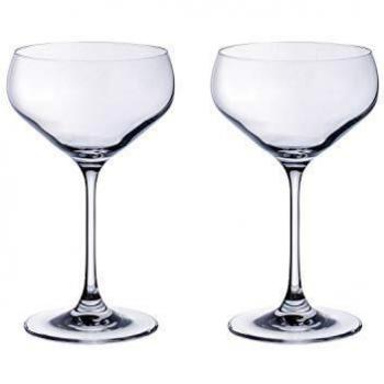 Villeroy & Boch Purismo Bar Copas de cava, Set de 2, 380 ml, Vidrio de cristal, Transparente