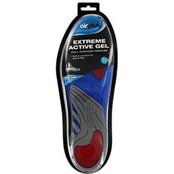 Airplus Mens Extreme Active Gel, 7 para Hombre, Gris, Medium