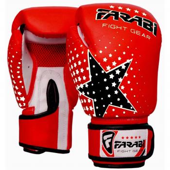 Farabi - guantes de boxeo para niños de 6 oz, guantes de entrenamiento de kickboxing muay thai para entrenamiento de MMA, los mejores guantes para entrenar en saco de boxeo, almohadillas de enfoque para práctica