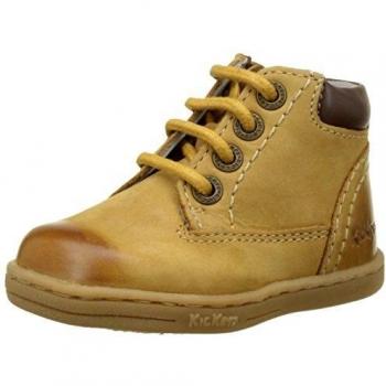 Kickers Tackland - Botas y Botas para bebé, Marrón