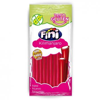 Fini Regaliz Sin Gluten Relleno Sabor Fresa - Paquete de 20 x 80 gr - Total: 1600 gr