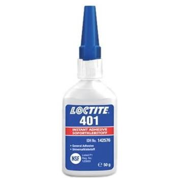 Adhesivo cianocrilato LOCTITE 401, 50g, adhesivo instantáneo de cianocrilato, cantidad: 50gr