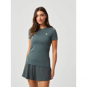 Björn Borg Ace Slim T-Shirt Women Dark Green, Size XL