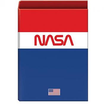 Carpeta Archivador 4 Anillas 40 mm NASA Flag - Capacidad 250 Hojas, Tamaño Folio, Tapa Extradura